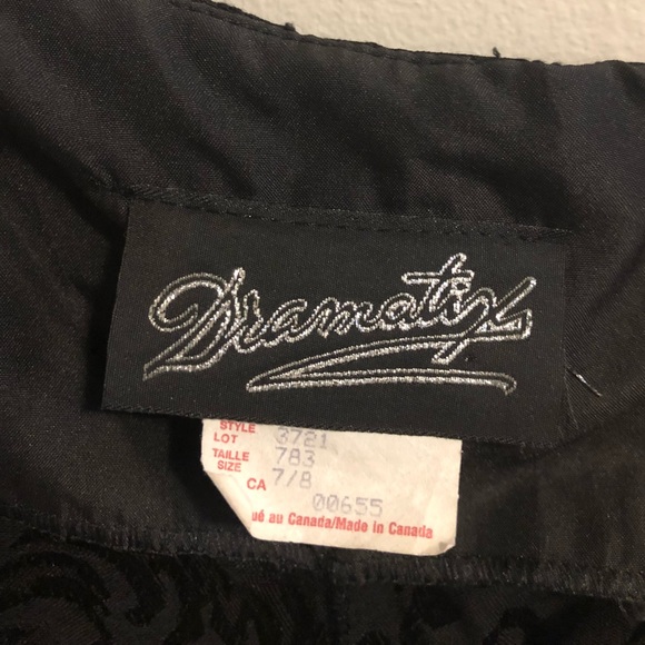 Vintage Dramatix jacquard halter top mini dress - Picture 8 of 9